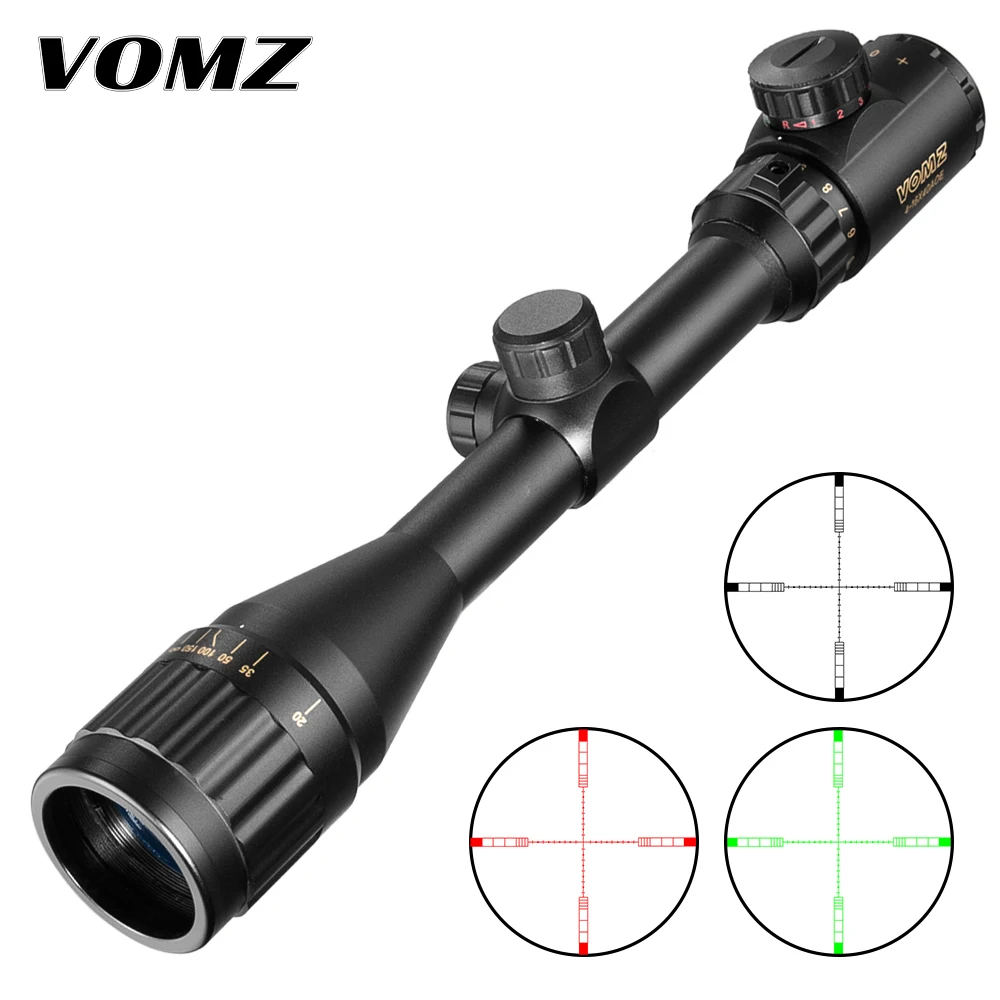 4-16X40 Optics Hunting Riflescope Red&Green Dot Illuminated Sight Rifle Scope Sniper Gear Scope Airsoft Rifle