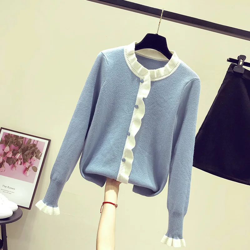 

in the spring and autumn with autumn render into 2021 new sweater jacket unlined upper garment joker western style