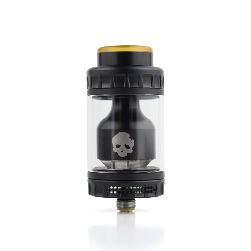 black DOVPO Blotto RTA Стекло пузырь/ULTEM пузырьковая трубка 2/6 мл Танк 510 нить легкое наполнение электронная сигарета распылитель vs zeus X - Цвет: black