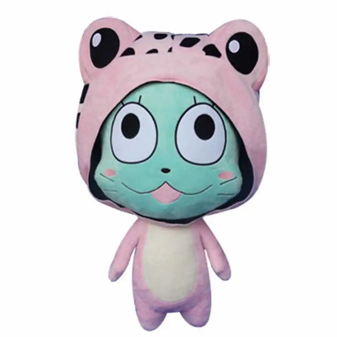 

58cm Anime Fairy Tail Plush Toys Kawaii Frosch Plushie Stuffed Toys Doll Figure Toy for Kids Gifts Christmas Gifts for Kids