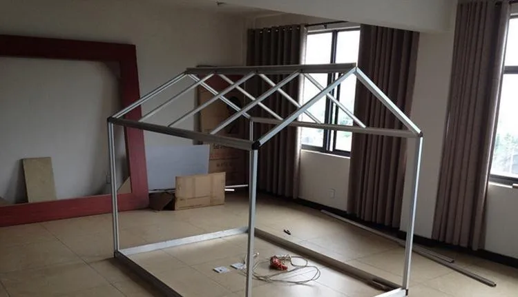 metal frame backyard agricultural aluminium flower greenhouse
