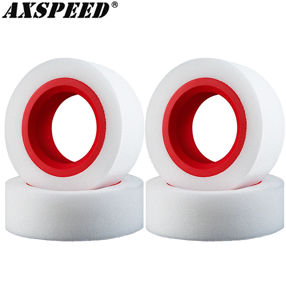 

AXSPEED 4 шт. Двухступенчатая губчатая пена подходит для 1,9 "105-110 мм 115-120 мм колесные шины для 1/10 RC Crawler Axial SCX10 90046 TRX4 TRX6