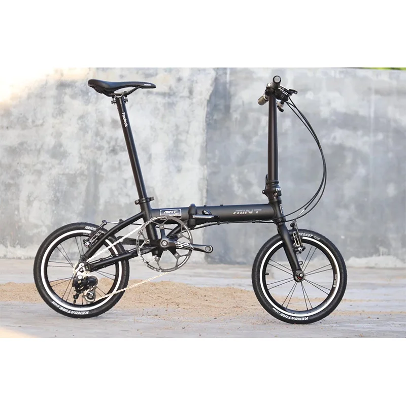 Minparts MT folding bike T-3 16inch alloy frame top color changing paint bicycle