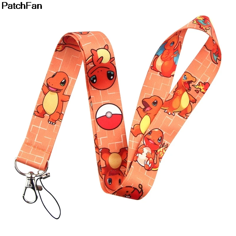20 шт./лот A2512 Patchfan аниме Pocket Monster Tag ремешок для шеи ремешки для безопасности отрыва для мобильного телефона USB бейдж держатель ключа