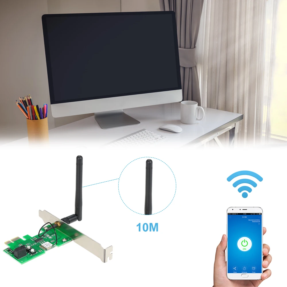 Компьютерная карта дистанционного управления, приложение eWeLink, поддержка Wifi, мобильное приложение, дистанционное управление, управление временем