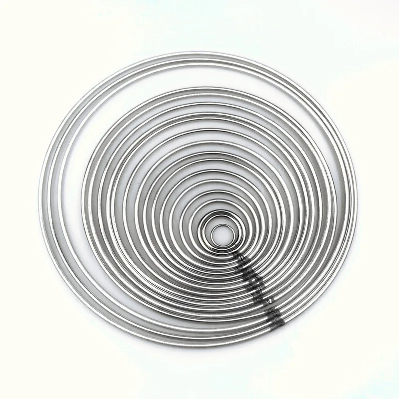 

Multi-sizes Metal Rings for Dream Catcher Mini Circle Welding Dreamcatcher Ring Iron Hoop Hanging Decoration Crafts Wind Chimes