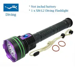 Ультра яркий водонепроницаемый 12x XM-L2 20000LM светодиодный фонарик для подводного плавания подводная лампа факел Diver Lanterna на 18650 или 26650