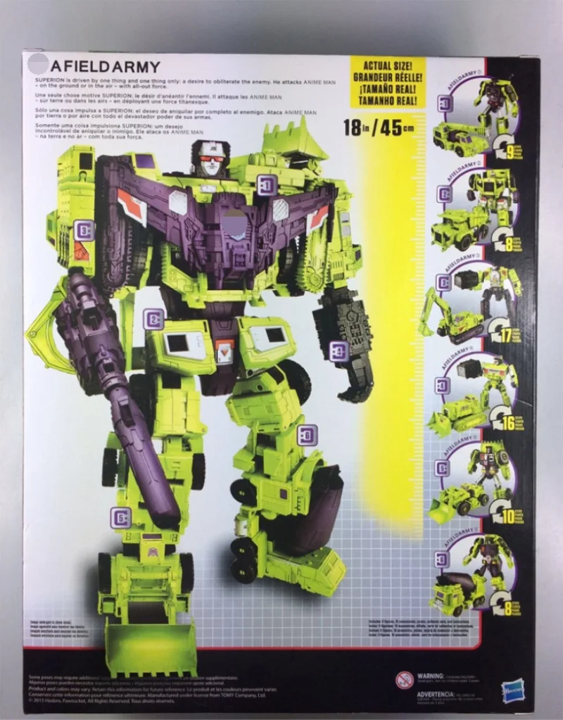 Трансформация Defender Defensor Devastator фигурка игрушки экшн-фигурка робот развивающая модель Рождественский подарок для детей