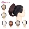 HUAYA Ponytail Synthetic Hair Short Straight Claw Clip in/on Ponytail Hair Extensions Heat Resistant Pony Tail False Hair ► Photo 2/6
