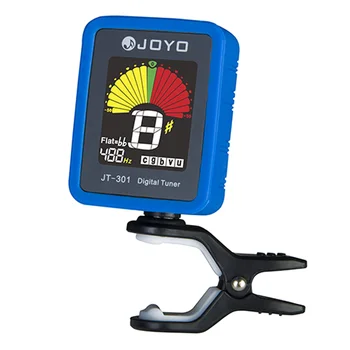 

Joyo JT-301 Clip-on Electric Digital Tuner Color Screen with Silica Gel Cover for Guitar Chromatic Bass Ukulele Violin Universal