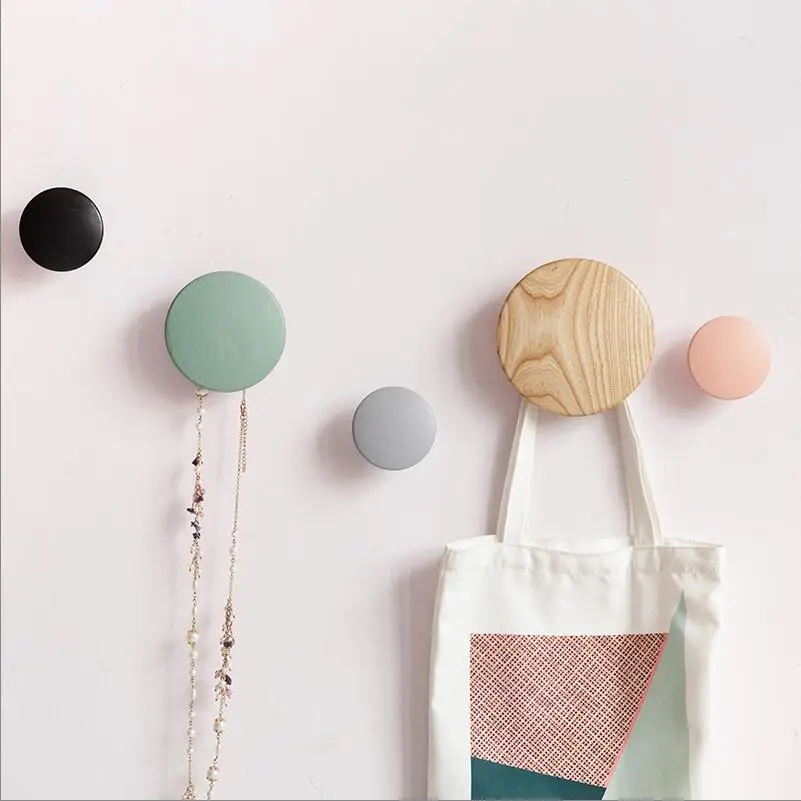 

Wall Clothes Hanger Coat Wall Mounted Coat Hook Decorative Key Holder Hat Scarf Handbag Storage Hanger Bathroom Rack Home Decora