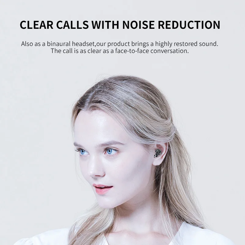 Bluetooth 5 0 Earphone TWS Earphones Wireless Headphones Touch Control Headset Earbuds Stereo Music Sport For Cell Phone IPhone