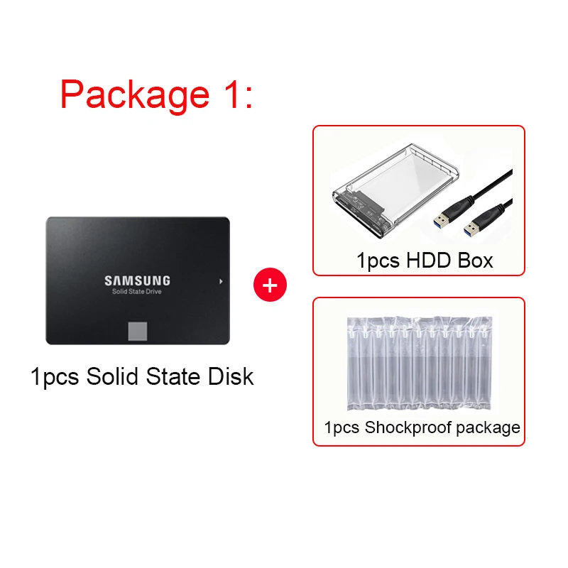 SAMSUNG SSD Внутренний твердотельный диск 850 860 EVO 1 ТБ 500GB 250GB 120 GB жесткий диск SATA3 2,5 TLC HDD ноутбук Настольный ПК 120 GB