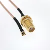 1PC MS156(DIY IPX) TO SMA Female RF RG178 Cable 15CM For LTE Modem Yota LU150 ► Photo 2/6