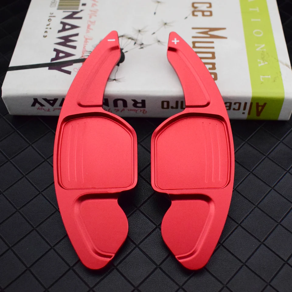 Red Carbon Fiber Shift Paddle 2008 + B8 S4 Shifter Shift Paddles