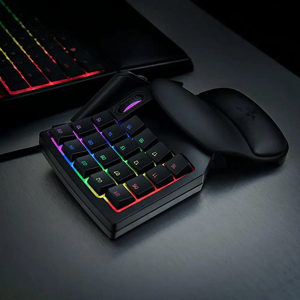Razer Tartarus V2 Chroma Mecha игровая клавиатура 32 клавиши мембранная Проводная клавиатура полностью программируемая подсветка механические клавиши