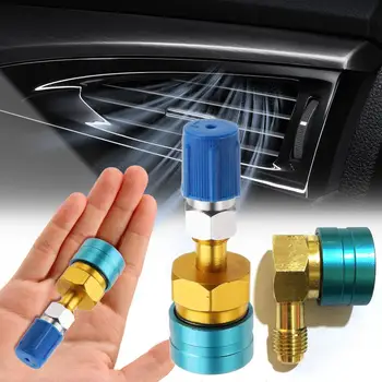 

1PCS R1234YF to R134a Low Side Quick Coupler Coupler Adapters Car Air-conditioning Fitting Air-conditioning Tools Blue