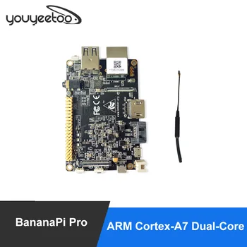 

youyeetooLemaker Banana Pi Pro ARM Cortex-A7 Dual-Core Mali 400MP2 GPU 1G DDR3 Open-source Development Board, Like Raspberry Pi