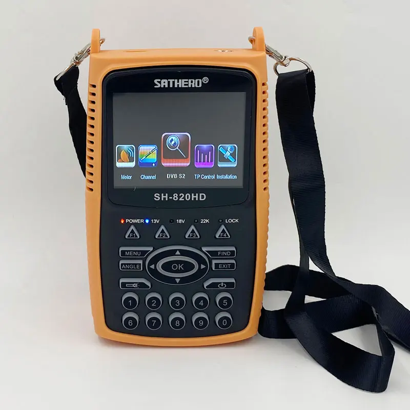 Détecteur de Satellite numérique DVB S2, compteur de Signal SATHERO SH-820HD, testeur de vidéosurveillance, testeur de caméra AHD TVI CVI 44 Détecteur de Satellite numérique DVB S2, compteur de Signal SATHERO SH-820HD, testeur de vidéosurveillance, testeur de caméra AHD TVI CVI 44
