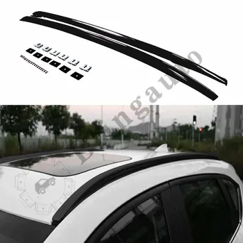 شراء2 قطعة أسود يسار يمين ألومنيوم حامل سقفي قضيب قضيب يناسب ل M.azda CX-30 CX30 2020 2021 + الأمتعة رفوف
