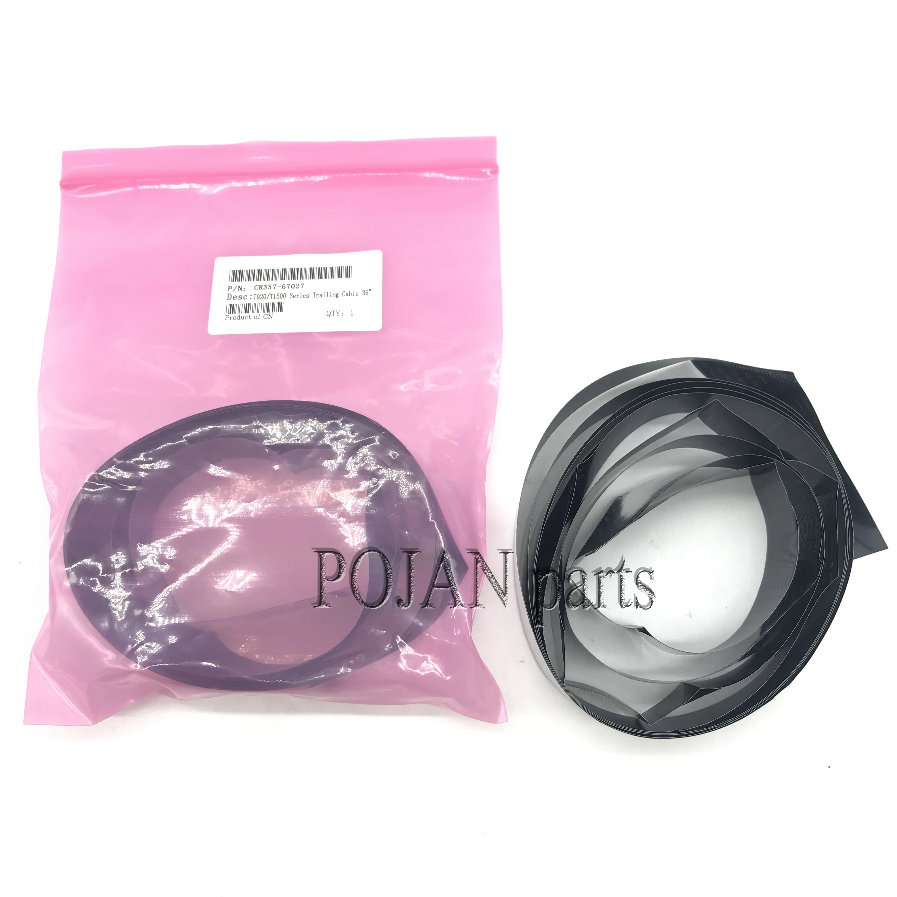 Cabo de Arrasto para Designjet T920 T930 T1500 T2530 T2530 T3500 T1600 T2600 36 Polegada Fix Tubo de Fornecimento de Tinta Pojan Cr35767027 - Imagem 4