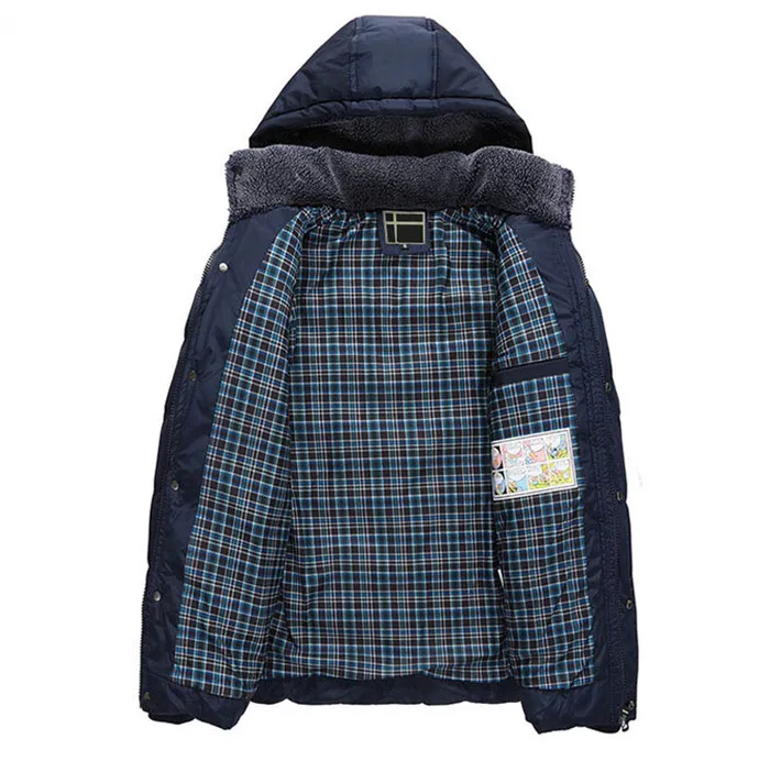 Winter Jacket Men Parka Coat Male Casual Slim Fit Mid-long Coat Men Hooded Collar Thick Warm Windbreaker Parka Men L-XXXL