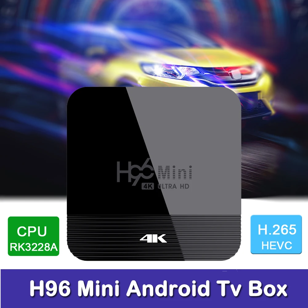 H96 мини H8 ТВ приставка Android 9 0 2G ram + 16G rom 4K коробка H.265 медиаплеер HDMI FUII 3D домашний