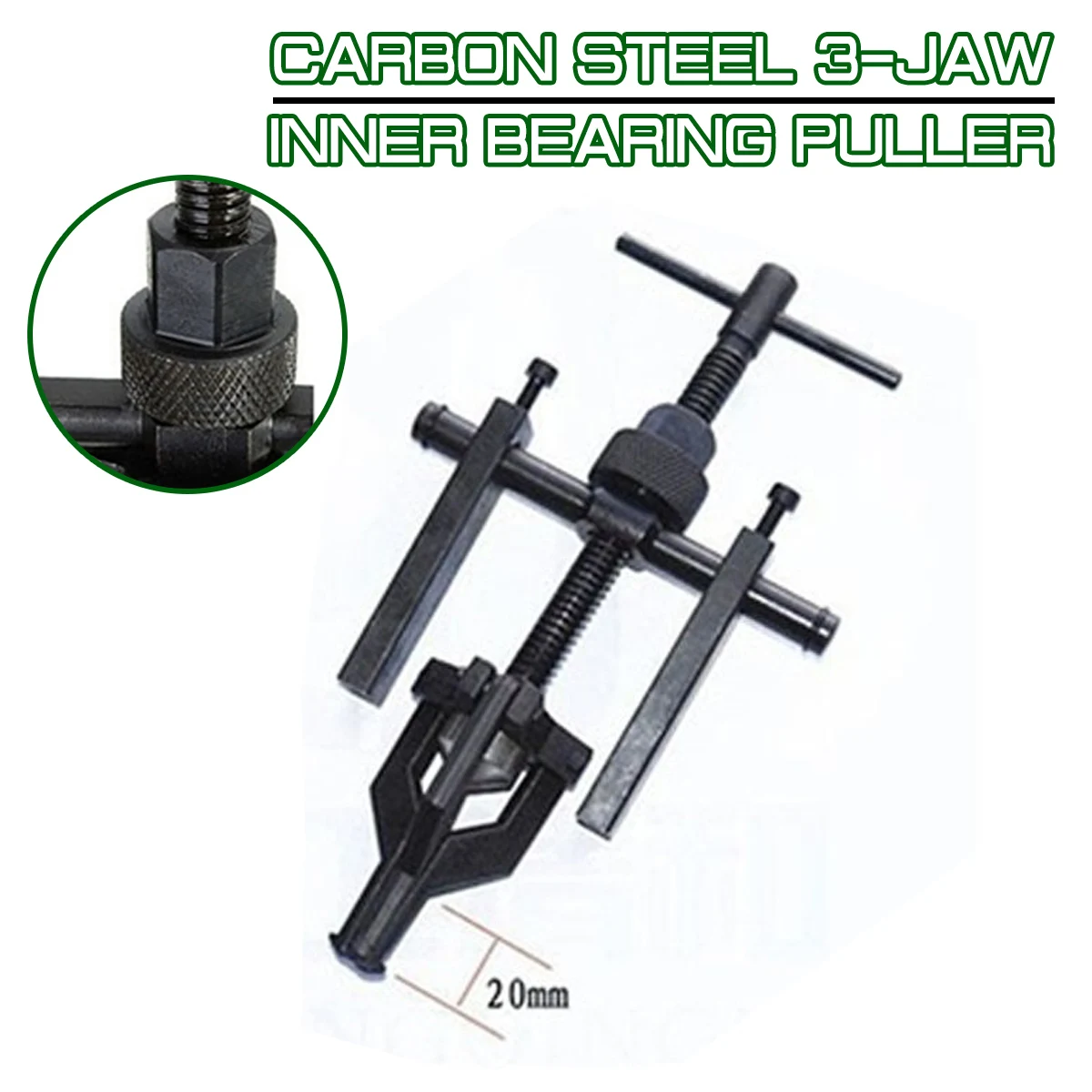 

3-jaw Car Auto Carbon Steel Inner Bearing Puller Gear Extractor Heavy Duty Automotive Machine Tool Kit Fine quality