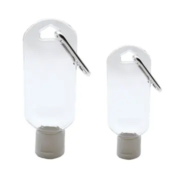 

5Pcs Portable Empty Hand Sanitizer Bottles Travel Size Hook Keychain Bottles K1KB
