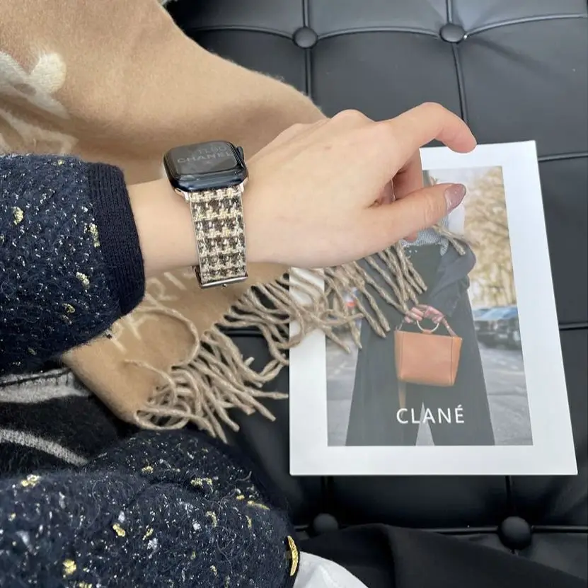 

Ремешок кожаный для Apple watch band iWatch series 3 4 5 6 SE 7, аксессуары для наручных часов 44 мм 45 мм 41 мм 40 мм 42 мм 38 мм