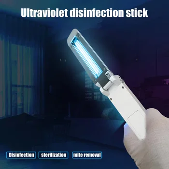 

Tube UVC Germicidal Light Sterilizing Lights Handheld UV Germicidal Lamp UVC Foldable Disinfection Light Household Sterilizer