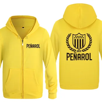 

Zipper Hoodies Club Atletico Penarol Uruguay Manyas Mens Hoodie Fleece Long Sleeve Man's Jacket Sweatshirt Coat Tracksuit S-3XL