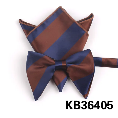 Модные Для мужчин галстуки Классический галстук из жаккардовой ткани, галстук-бабочка для Для мужчин взрослых обтягивающие, в полоску Галстуки Шея галстук-бабочка костюм с бабочками шейные платки тонкий галстук-бабочка - Цвет: KB36405