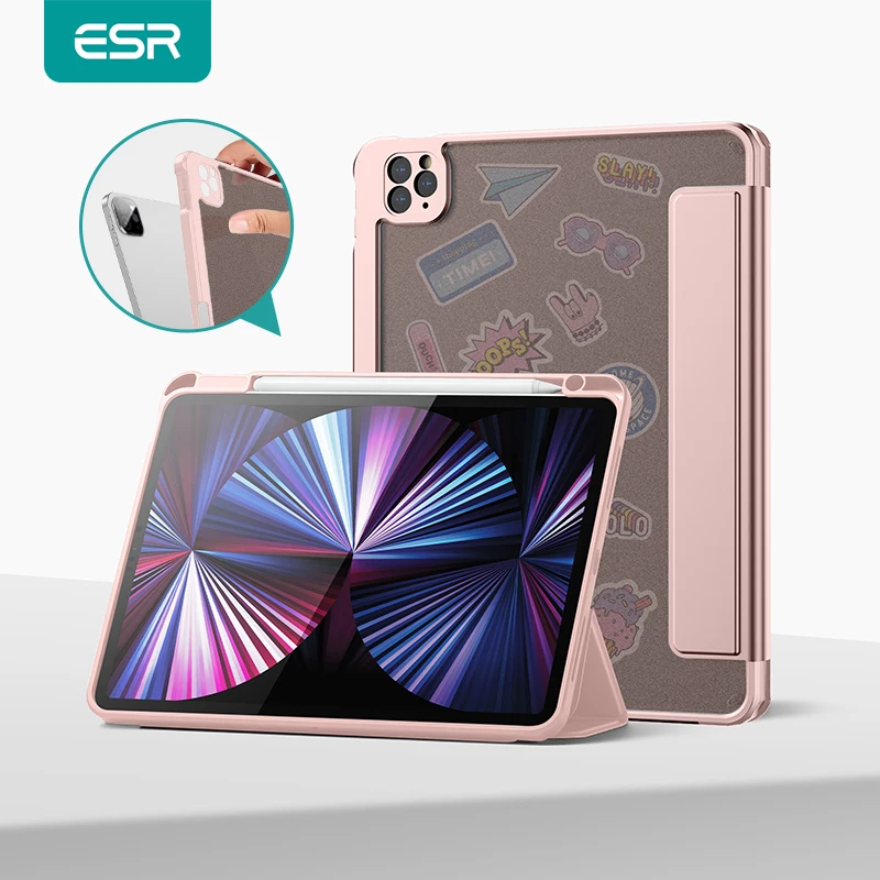 2020 destacável magnética lápis casos para ipad air 5 4 ipad 9 8 7 caso