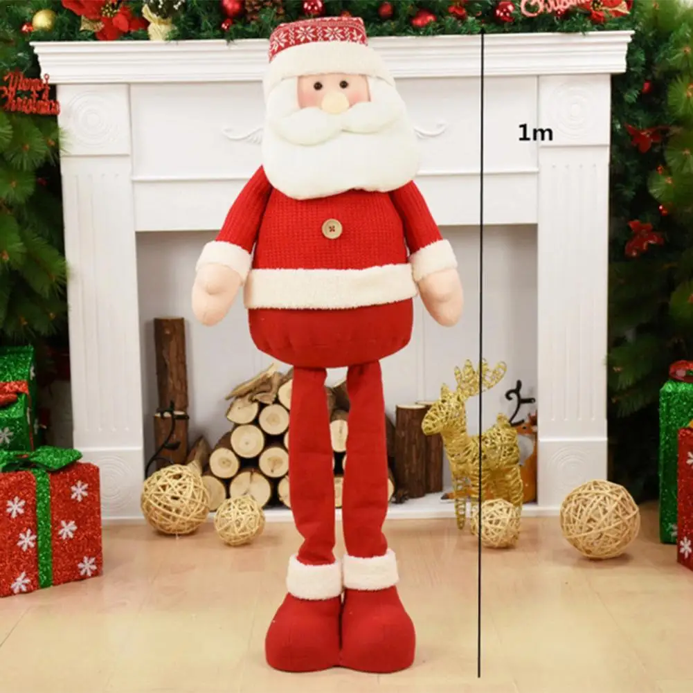 Новинка, большой размер, Санта Клаус, снеговик, игрушечные олени игрушки, фигурки, украшения, кулон, Рождество, Год, подарки для дома
