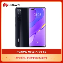 Original HUAWEI Nova 7 Pro 5G SmartPhone 6.57 inch Kirin 985 Octa Core Reverse charge Android 10 NFC