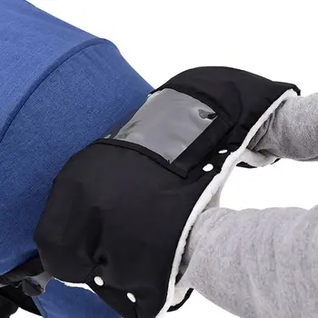 

Winter Stroller Glove Kids Pushchair Keep Warm Windproof Hand Muff Trolley Handle Cover