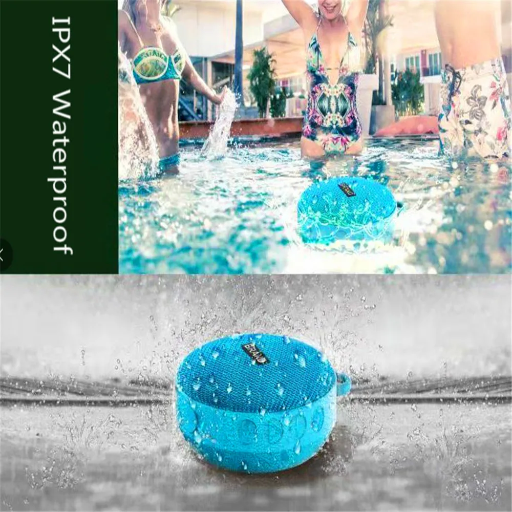 Portable Bikes Bluetooth Speaker Bicycle Column Waterproof Shower Speaker Acoustics Sound Boombox Soundbar Woofer Hands Free