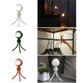 

Villain Sound And Light Control Usb Charging Led Night Light 360° Rotation Navidad Christmas Decorations For Home Новый Год