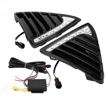 

1 Pair Car Daytime Running Light Turn Signal Dual Model DRL LED Lights for Ford Focus MK3 2012-2014 Left & Right New