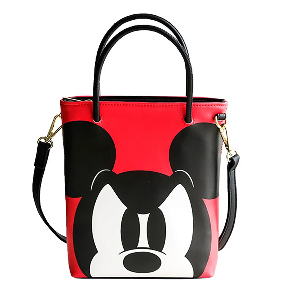 Disney Brand Cartoon Mickey Mouse Women Mini Shoulder Bags For Girls Fashion Crossbody Bag Female Cute Leather Portable Handbags