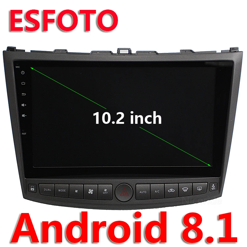 Top 10.2" Android 8.1 car Multimedia Player for Lexus IS250 IS350 Head Unit 2005 2006 2007 2008 2009 2010 2011 Radio GPS Navigation 0 Top 10.2" Android 8.1 car Multimedia Player for Lexus IS250 IS350 Head Unit 2005 2006 2007 2008 2009 2010 2011 Radio GPS Navigation 0