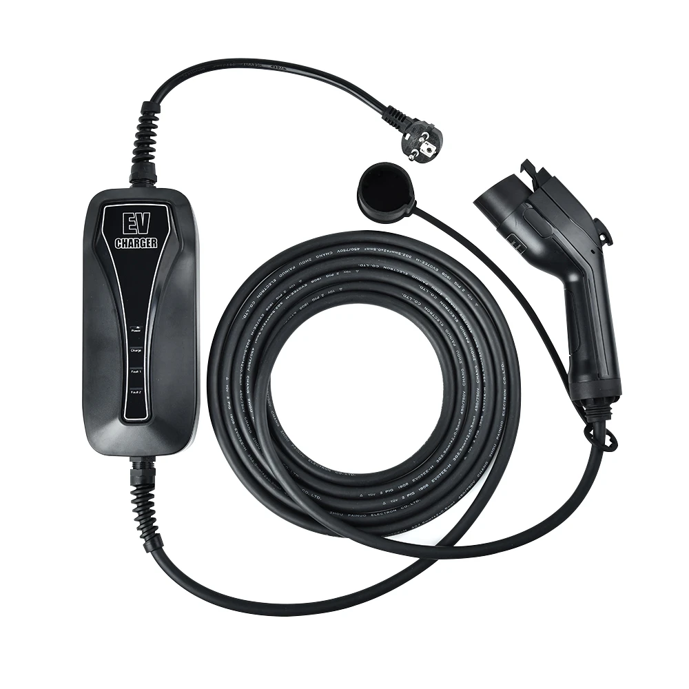 Level 2 Portable EV Charger Type 1 J1772 Connector 8A 10A 13A 16A 220V