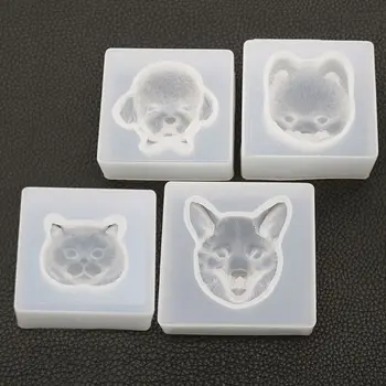 

Cute Pet Dog Cat Bear Pendant Resin Silicone Mold Jewelry Making Tools Art Craft