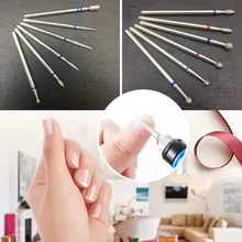 1 набор керамических алмазных маникюрный набор фрезы для маникюра роторные заусенцы чистые биты электрическая машина художественный аксессуар