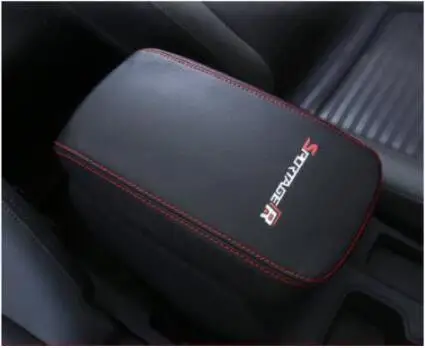Для KIA нового поколения Sportage подлокотник коробка Крышка Особый подлокотник коробка внутренняя кожаная крышка Защитная Подушка украшение - Название цвета: B