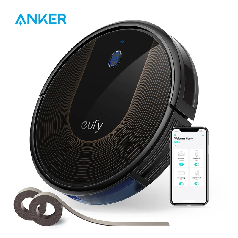 

eufy [BoostIQ] RoboVac 30C, Robot Vacuum Cleaner, 1500Pa Suction, Boundary Strips Included, Quiet, Self-Charging Robotic Vacuum