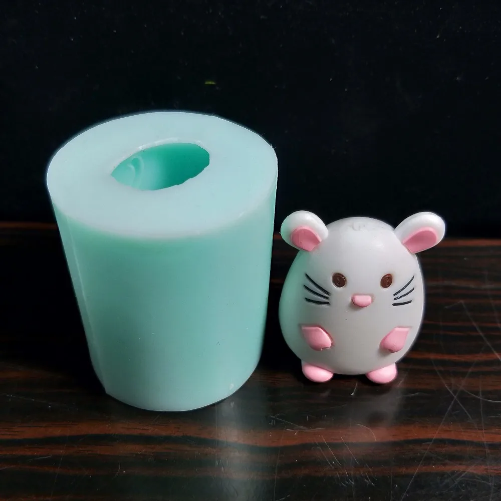 DW0168 PRZY силиконовая форма для помадки, милый мини Тоторо 3d орнамент, полимерная глина, формочки для встраивания