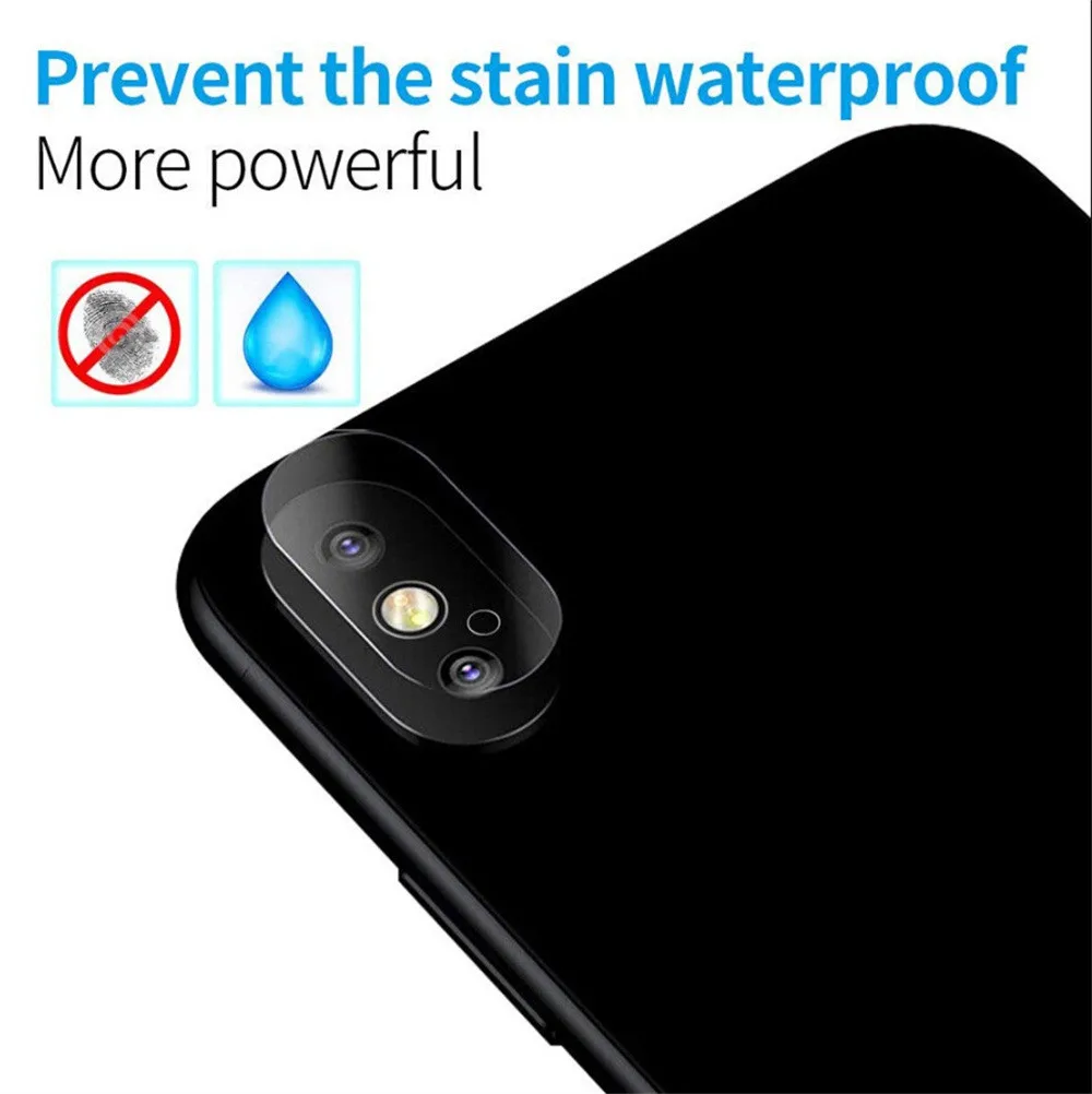 

2X Back Camera Lens Fibre Glass Screen Film Protector For iPhone XS / XS Max Ultra Slim Thickness Quality Fibre Glass #20