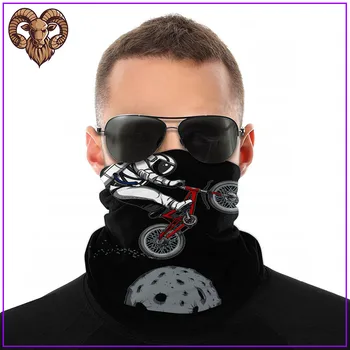 

Astronaut Biker Riding Bike Space Galaxy Travel MTB Men Women facemasks for virus protection cotton facemasks pm2.5 mask filter
